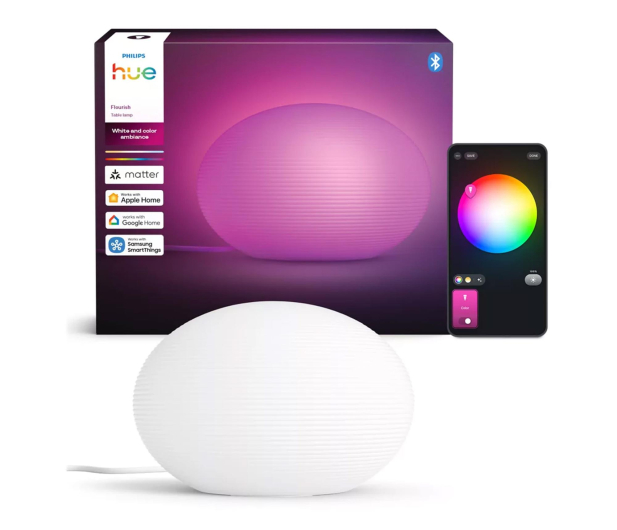 Philips Hue lampka biurkowa Flourish A60 White Color Ambiance - 1490262 - zdjęcie 3